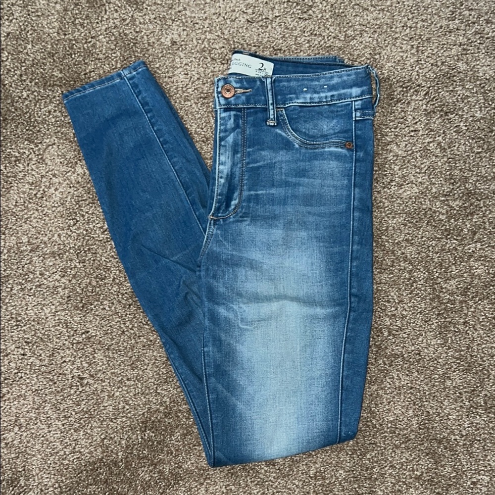 Abercrombie & Fitch Blue Women Jeans Jeggings